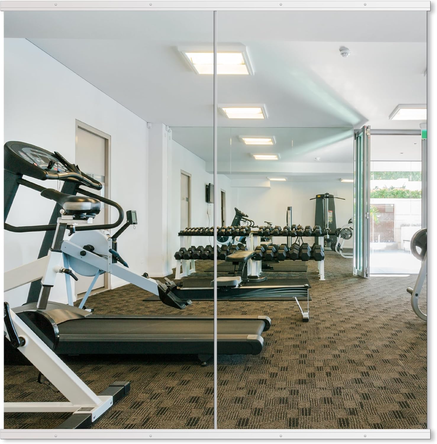 Delma Wall Full Length Mirror,Standing Mirror Full Body,Large Floor for Wall Door Bedroom Bathroom Living Room with Aluminium Frame(with Stand,56x15-Black)